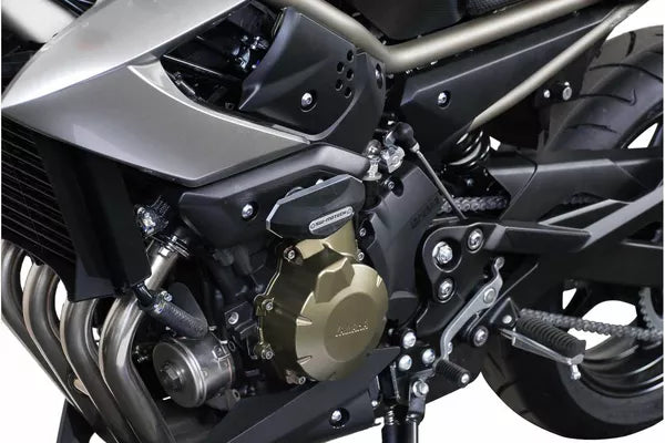 SW-MOTECH - KIT TAMPONI DI PROTEZIONE PER TELAIO NERO YAMAHA XJ6 (08-12) / XJ6 Diversion (08-)