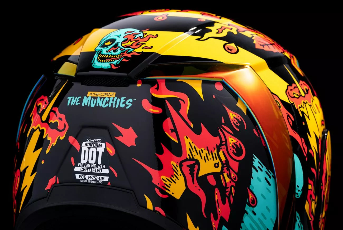 CASCO INTEGRALE - ICON AIRFORM MUNCHIES MIPS - OMOLOGATO ECE 2206 VERDE ACQUA