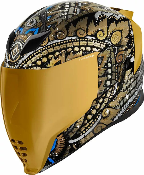 CASCO INTEGRALE - ICON AIRFLITE DAYTRIPPER ORO - ECE 2206