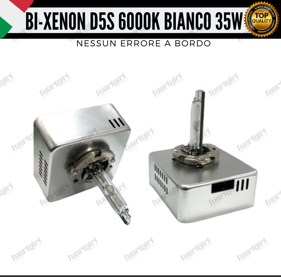 KIT 2 LAMPADE D5S SKODA RAPID XENON BIXENON 35W 6000K BIANCO NO ERRORE CANBUS