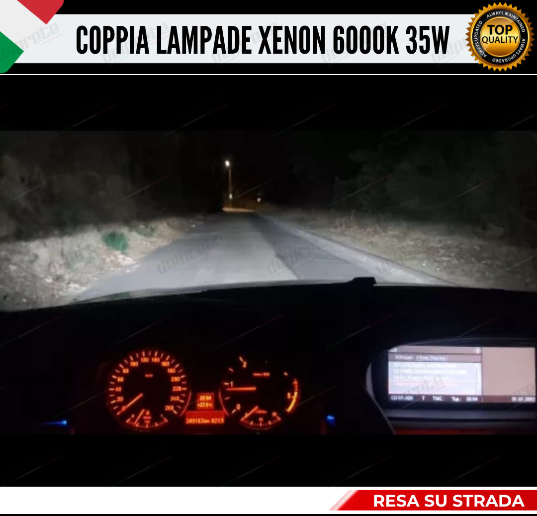 2 COPPIA LAMPADE XENON D3S 35W LUCE 6000K BIANCO JEEP GRAND CHEROKEE IV DAL 2014