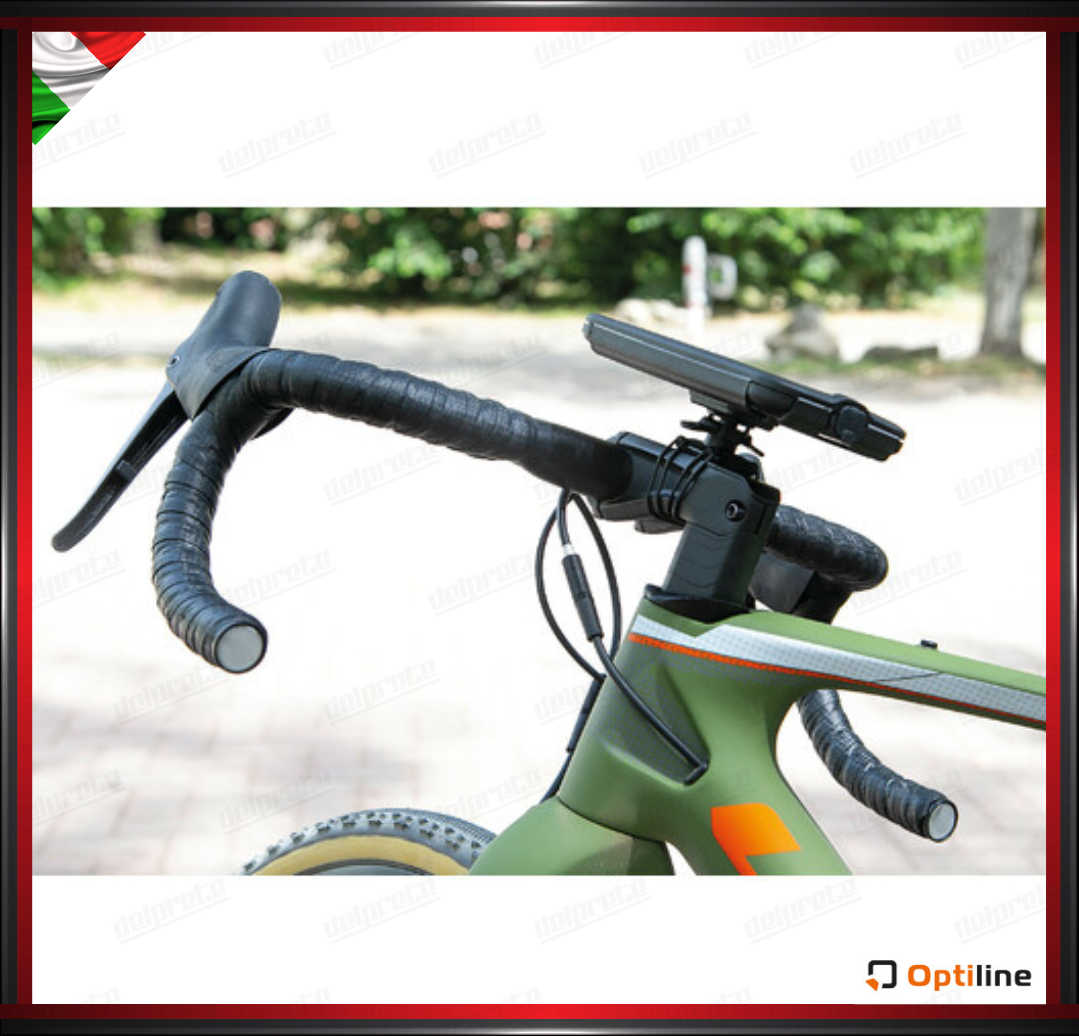 SUPPORTO CELLULARE CON ATTACCO AL MANUBRIO BICI BIKE ADATTO A MANUBRI CON DIAMETRO 22 FINO A 33 MM