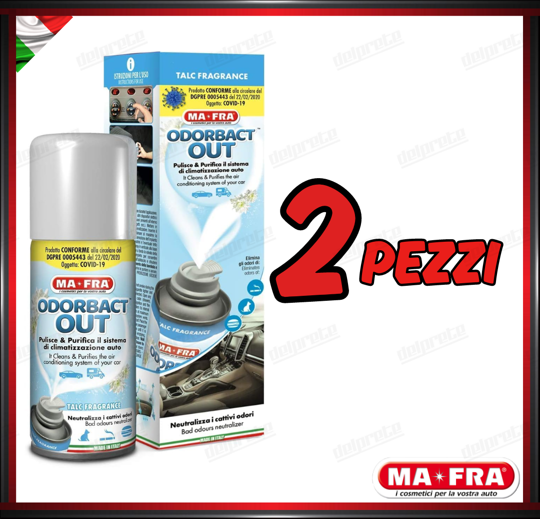 MAFRA - KLIMA ODORBACT OUT TALCO PURIFICANTE ABITACOLO CLIMA 150ML