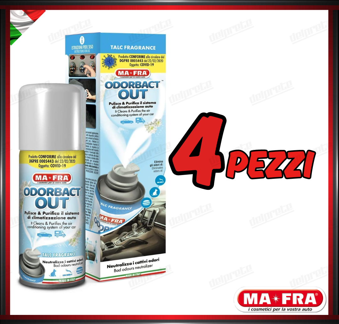 MAFRA - KLIMA ODORBACT OUT TALCO PURIFICANTE ABITACOLO CLIMA 150ML