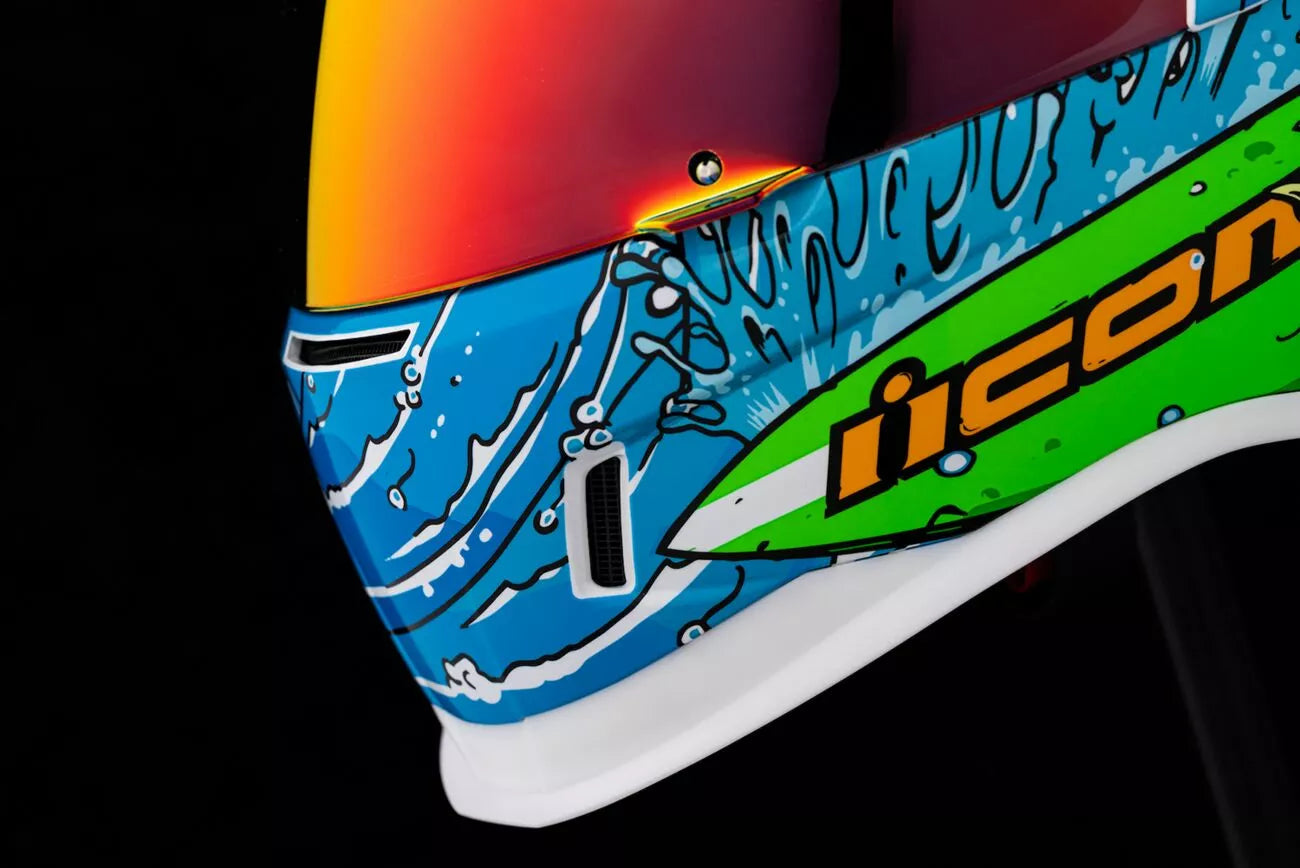 CASCO INTEGRALE - ICON AIRFORM DINO FURY - OMOLOGATO ECE 2206