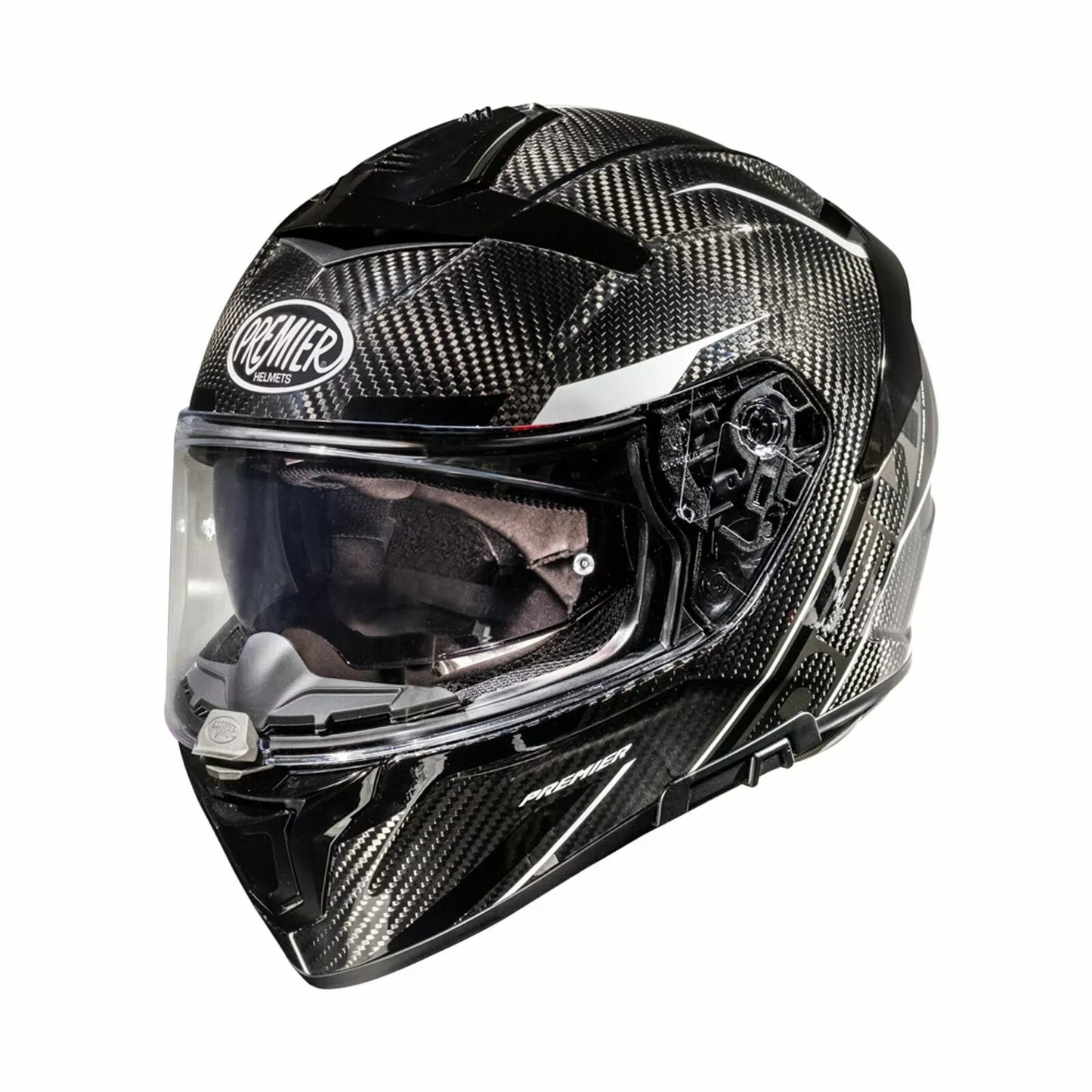 CASCO INTEGRALE - PREMIER DEVIL CARBON ST8 - OMOLOGATO ECE 2206 BIANCO