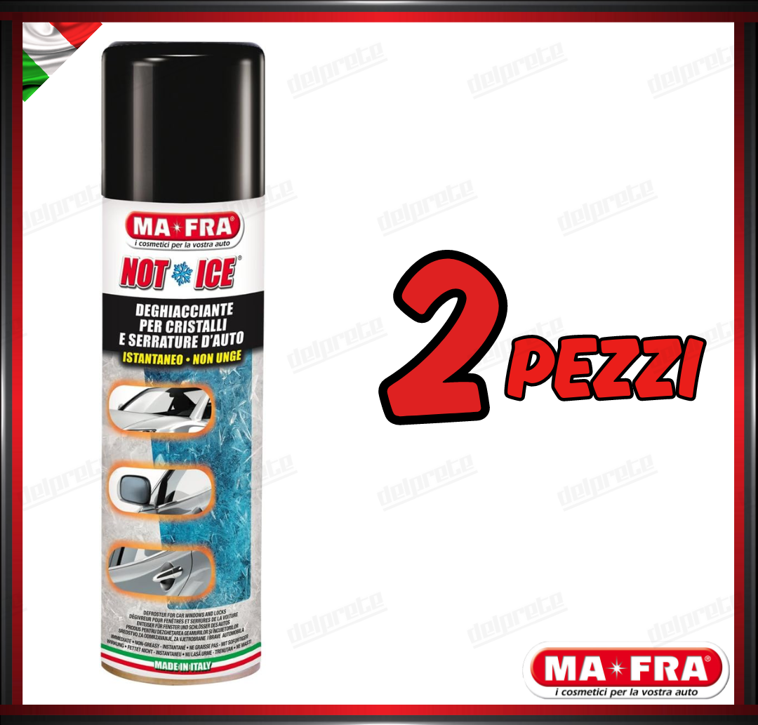 MAFRA - NOT ICE SPRAY DEGHIACCIANTE PER VETRI E SERRATURE RIMUOVI GHIACCIO 300ML