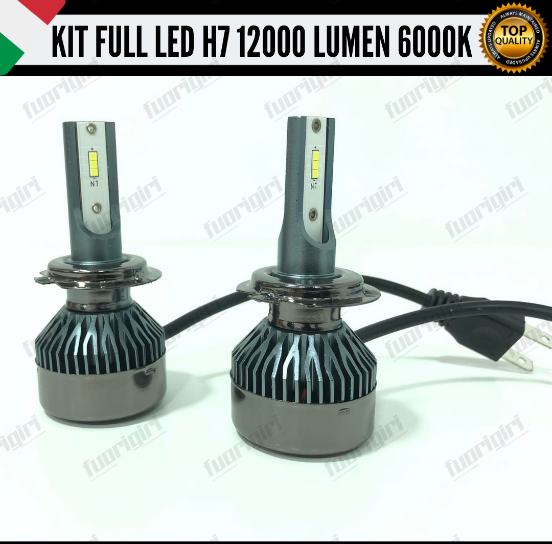 KIT FULL LED CITROEN C3 MK3 III H7 ANABBAGLIANTI 6000K BIANCO 12000 LUMEN CANBUS