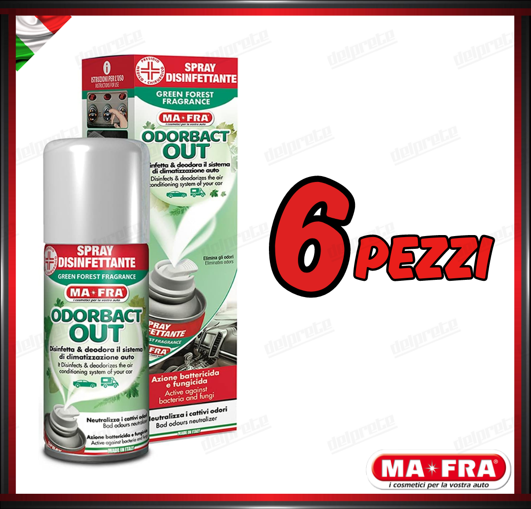 MAFRA - KLIMA ODORBACT OUT GREEN FOREST PURIFICANTE ABITACOLO CLIMA 150ML