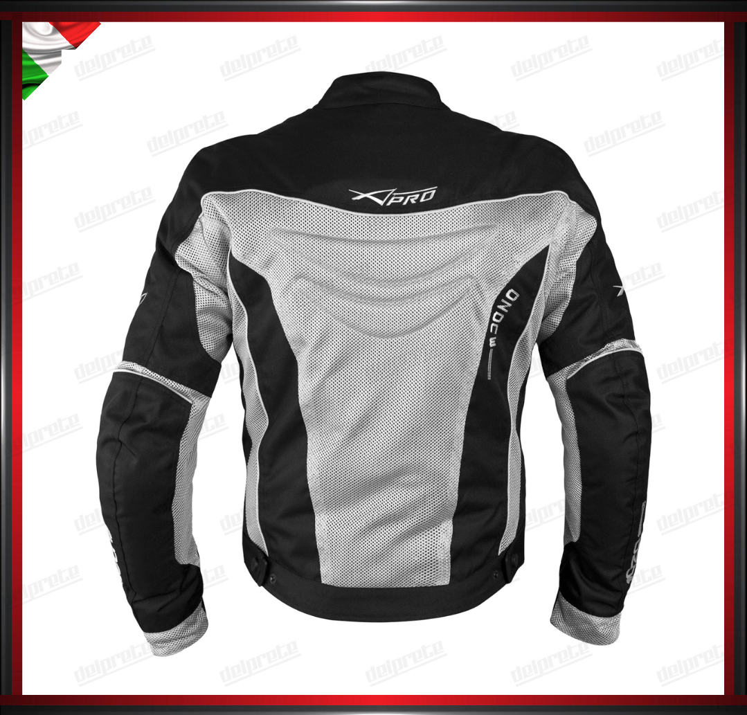 GIACCA IN TESSUTO GRIGIO MESH TENICO TRASPIRANTE TRAFORATO PROTEZIONI OMOLOGATE CE