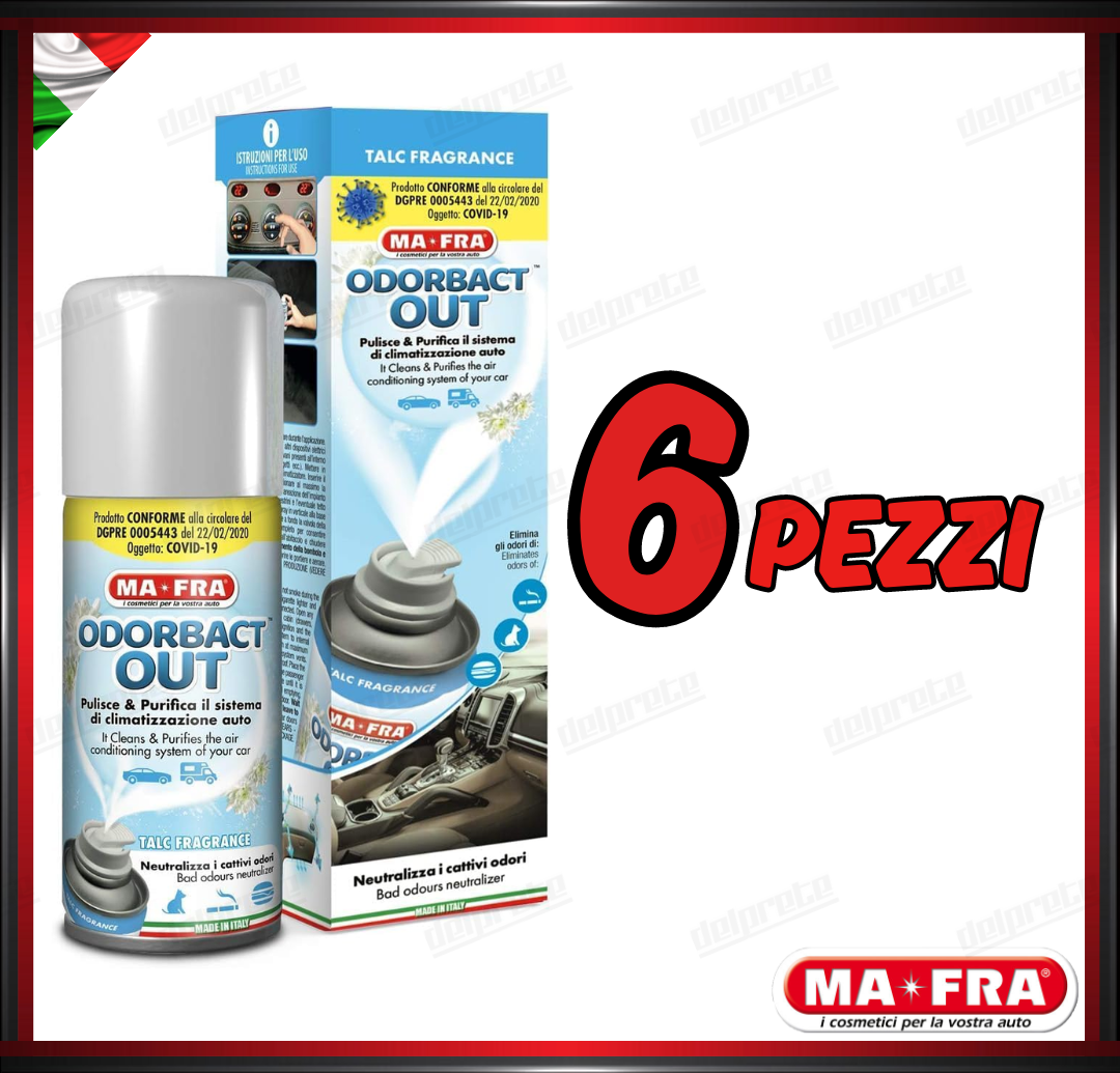 MAFRA - KLIMA ODORBACT OUT TALCO PURIFICANTE ABITACOLO CLIMA 150ML