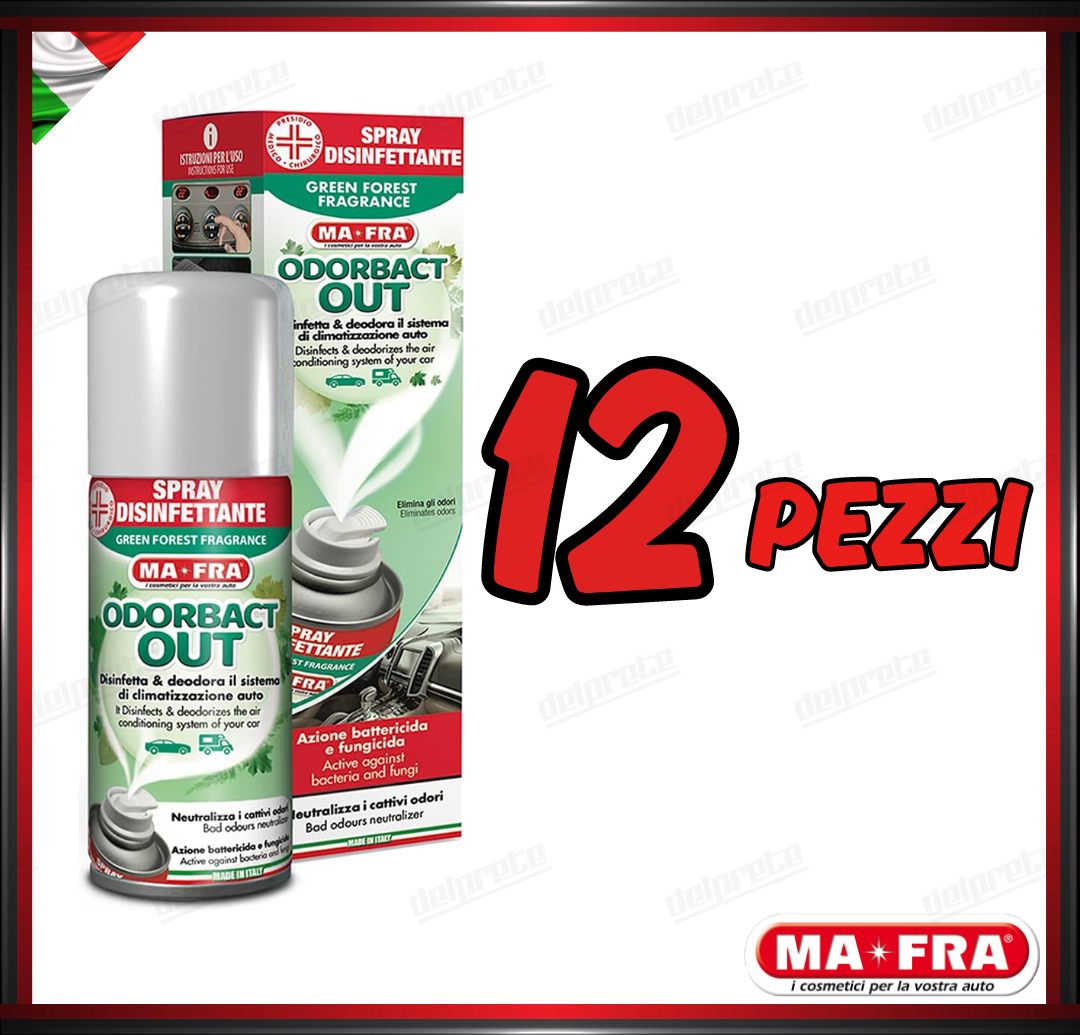 MAFRA - KLIMA ODORBACT OUT GREEN FOREST PURIFICANTE ABITACOLO CLIMA 150ML