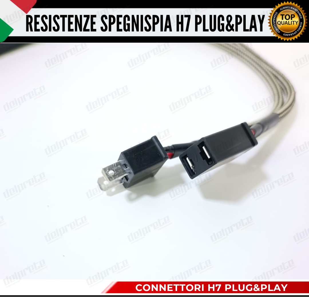 X2 RESISTENZE FILTRI AGGIUNTIVE CANBUS PER LAMPADE KIT LED H7 SPEGNI SPIA-ERRORE