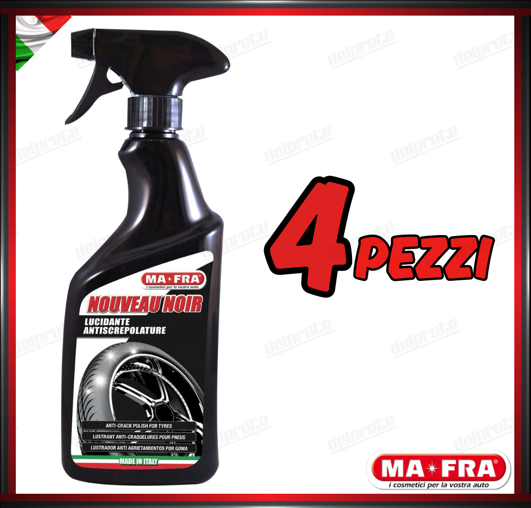 MAFRA - NOUVEAU NOIR NERO GOMME LUCIDANTE PROTETTIVO PNEUMATICI 500ML