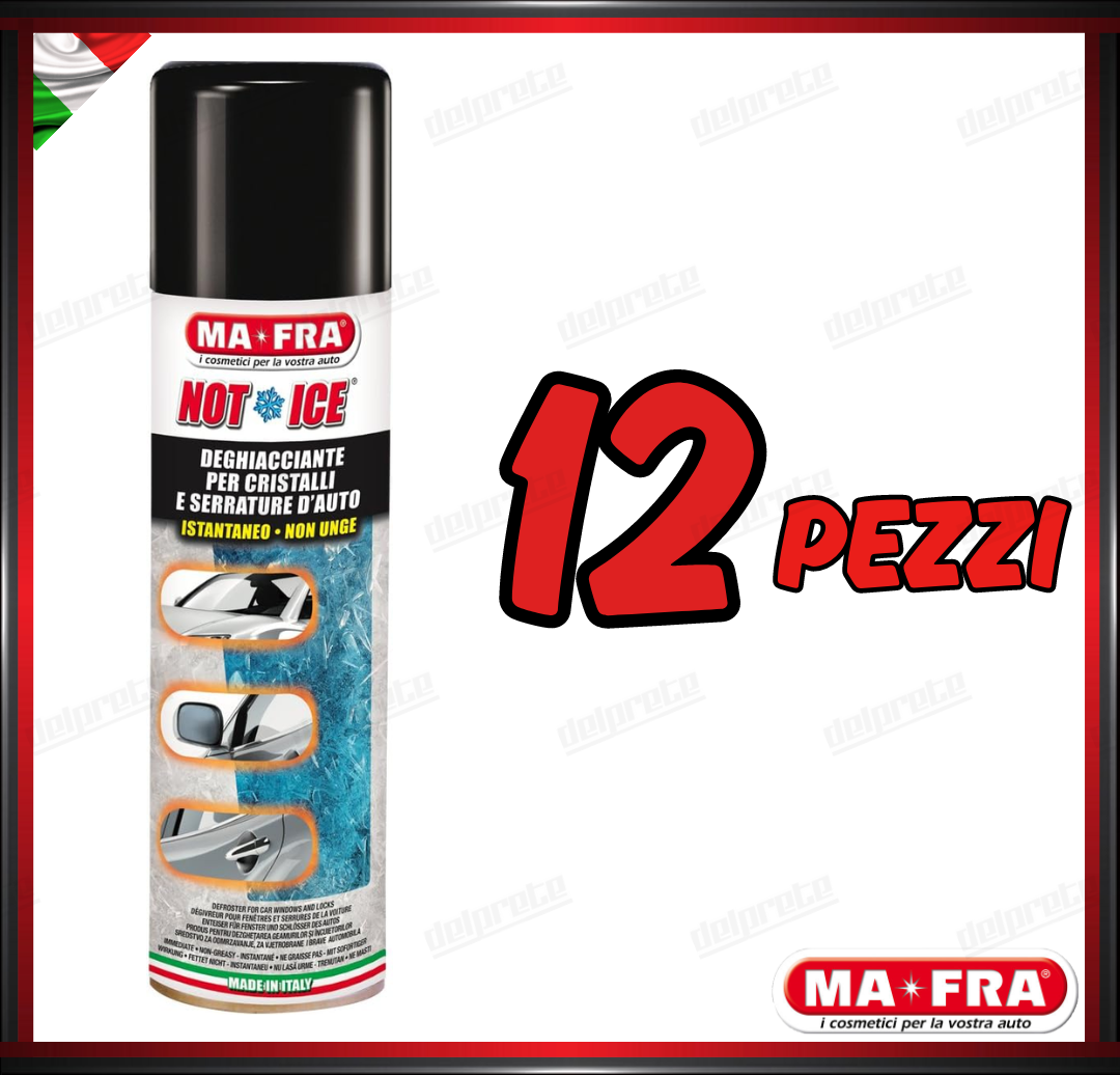 MAFRA - NOT ICE SPRAY DEGHIACCIANTE PER VETRI E SERRATURE RIMUOVI GHIACCIO 300ML