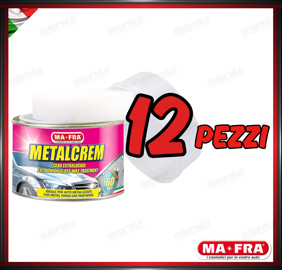 MAFRA - METAL CREM CERA EXTRALUCIDA LUCIDANTE IDEALE PER VERNICI METALLIZZATE 250 ML