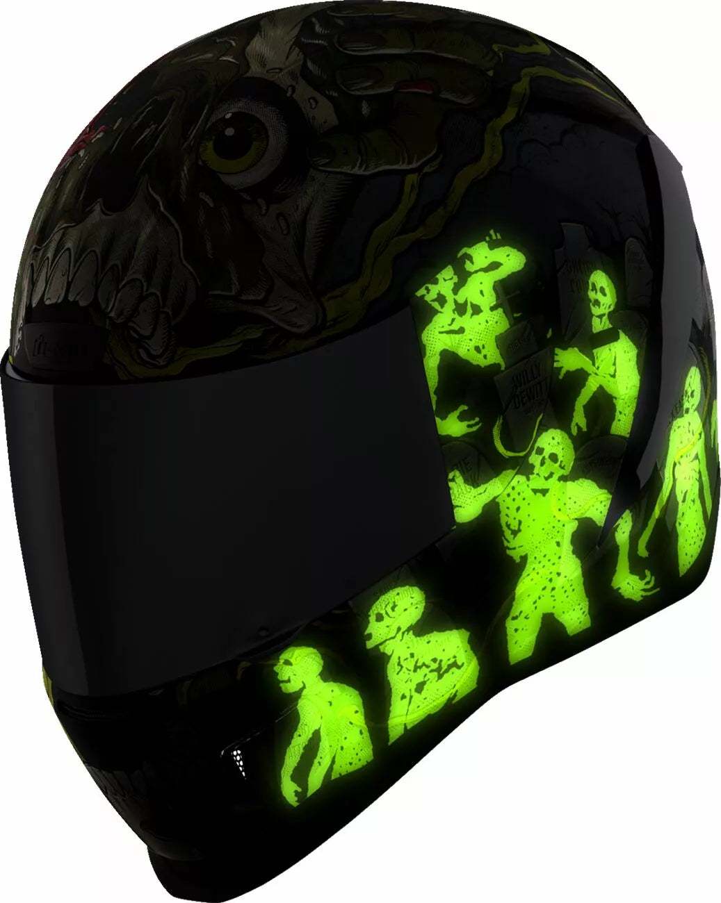 CASCO INTEGRALE - ICON AIRFORM DEAD SERIOUS - OMOLOGATO ECE 2206