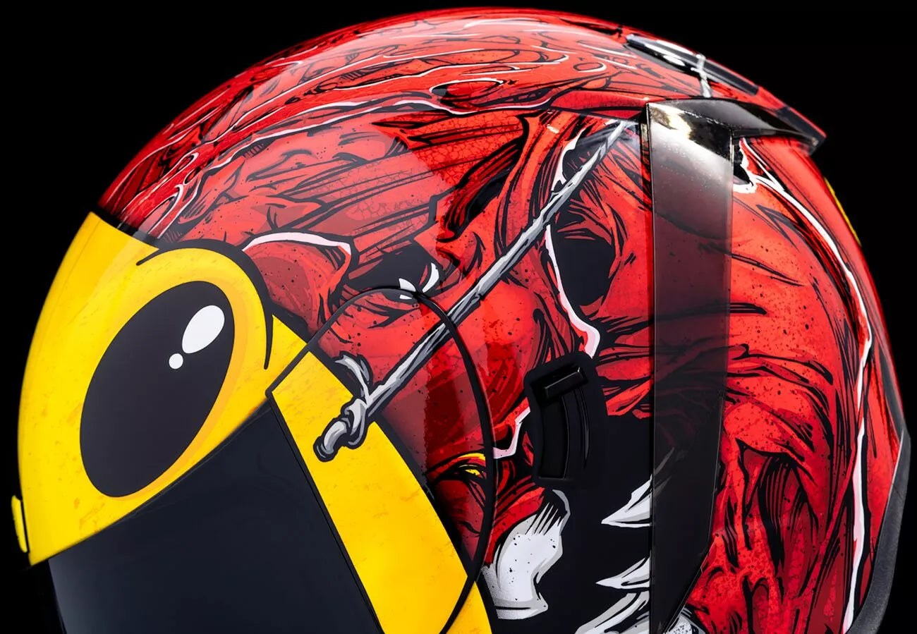 CASCO INTEGRALE - ICON AIRFORM BROZAK MIPS ROSSO - OMOLOGATO ECE 2206