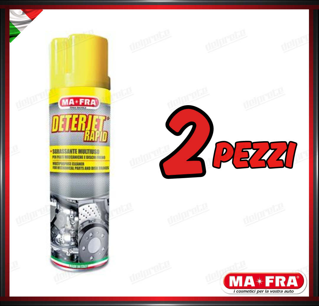 MAFRA - DETERJET RAPID SPRAY SGRASSANTE RAPIDO PARTI MECCANICHE DISCHI MOTORE 500ML