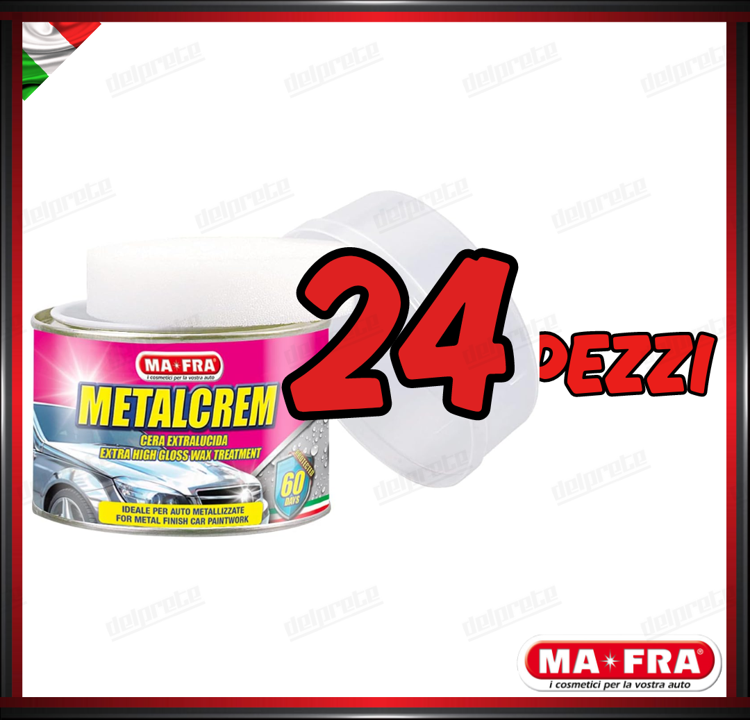 MAFRA - METAL CREM CERA EXTRALUCIDA LUCIDANTE IDEALE PER VERNICI METALLIZZATE 250 ML