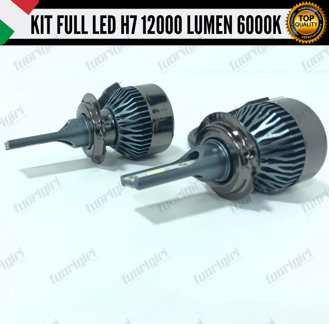 KIT FULL LED CITROEN C3 MK3 III H7 ANABBAGLIANTI 6000K BIANCO 12000 LUMEN CANBUS