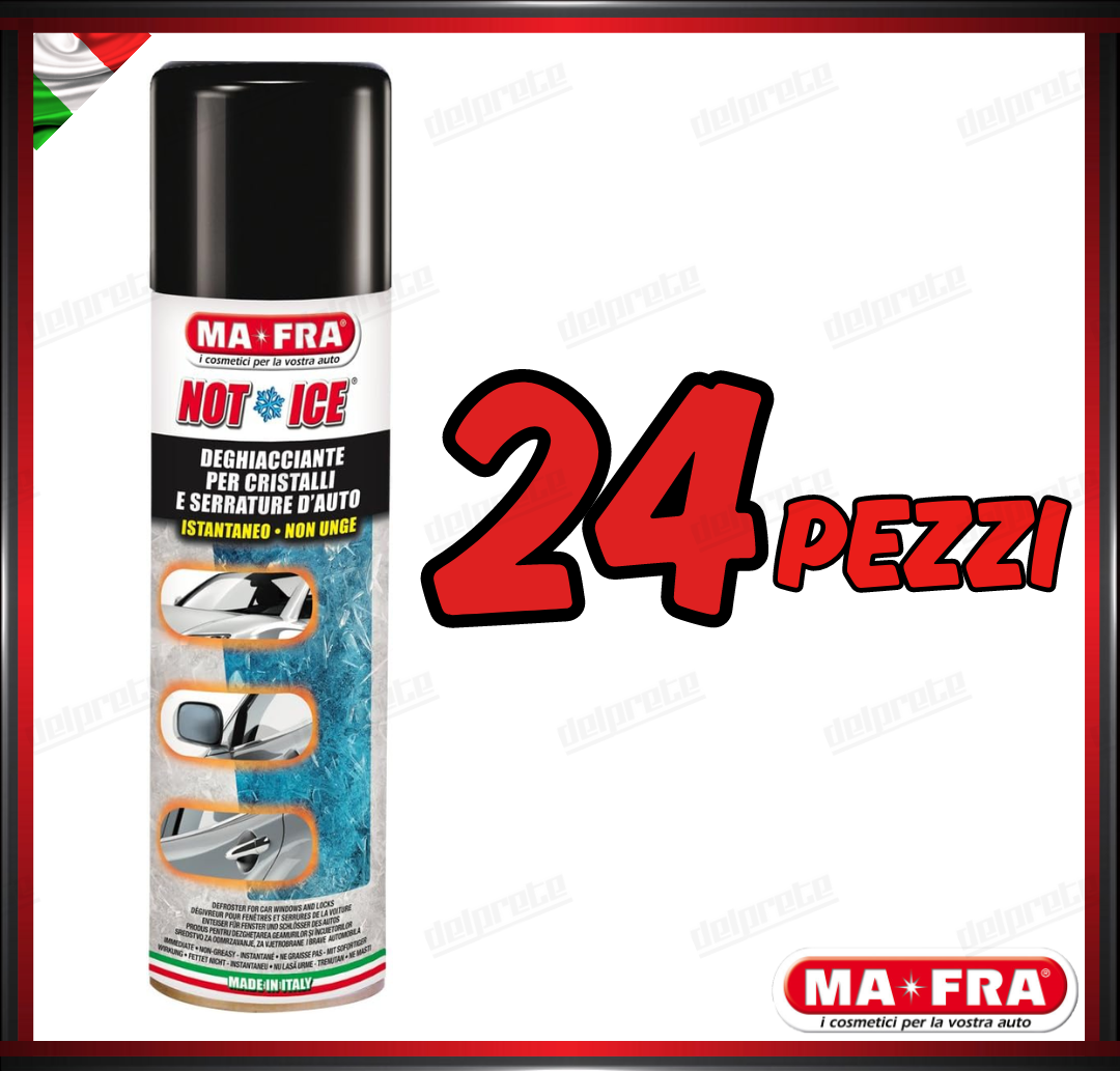 MAFRA - NOT ICE SPRAY DEGHIACCIANTE PER VETRI E SERRATURE RIMUOVI GHIACCIO 300ML