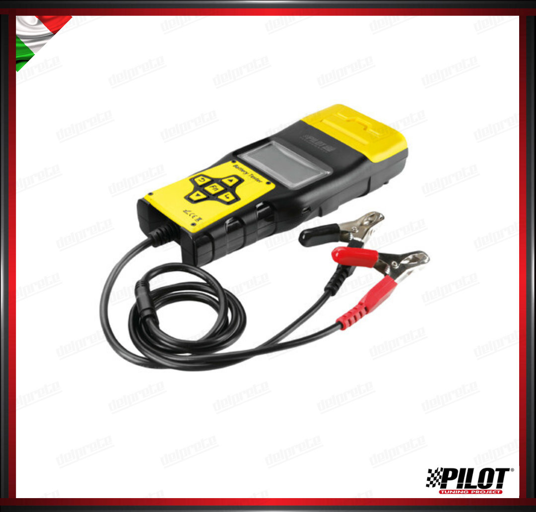 TEST DIAGNOSI PROFESSIONALE PER BATTERIE TESTER PRO 12V PILOT CON STAMPANTE TERMICA