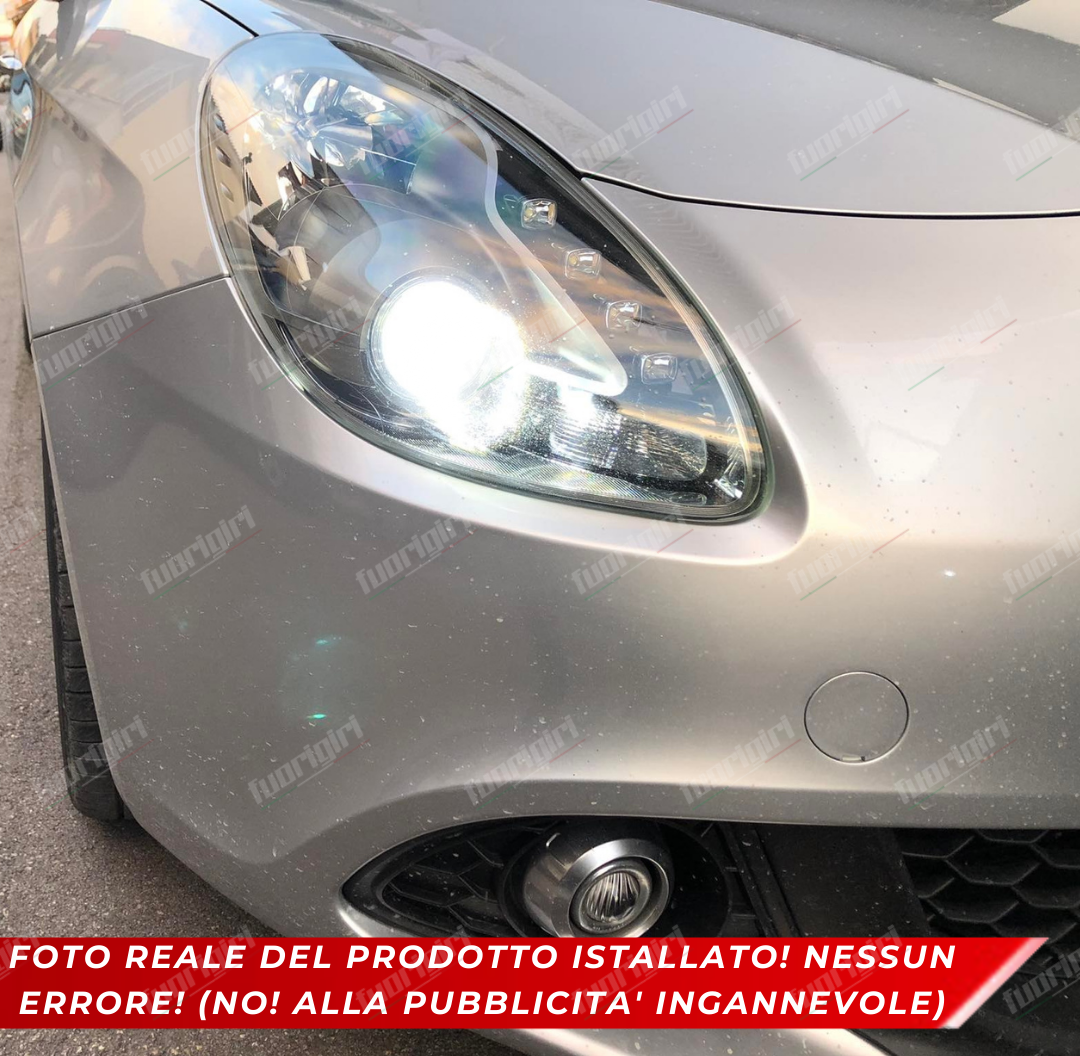 KIT FULL LED H7 360° GRADI PER LENTICOLARI ALFA ROMEO GIULIETTA ANABBAGLIANTI CANBUS NO ERRORE (POST-2014)
