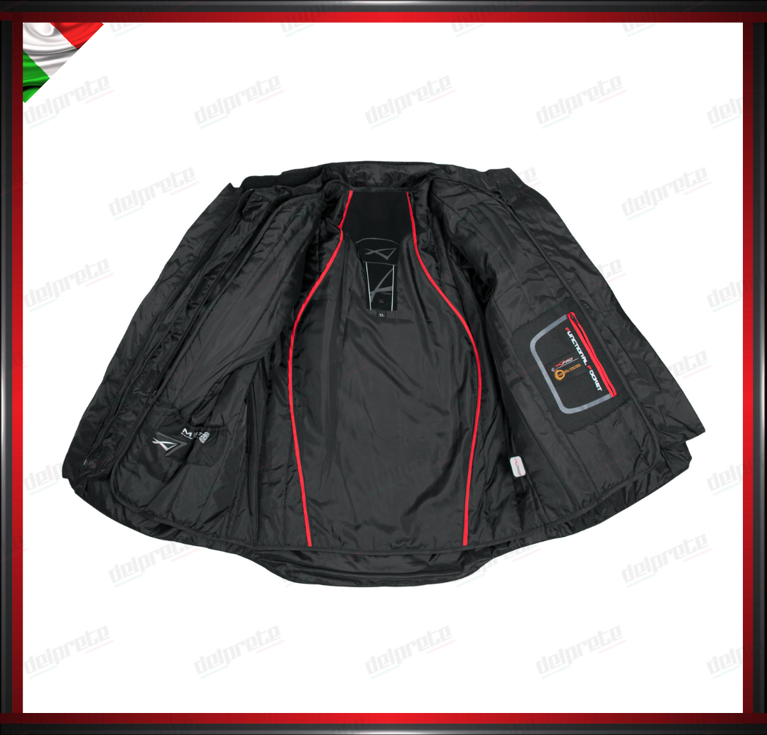GIACCA MOTO IN TESSUTO FLUO CORDURA MESH 4 STAGIONI IMPERMEABILI PROTEZIONI OMOLOGATE CE