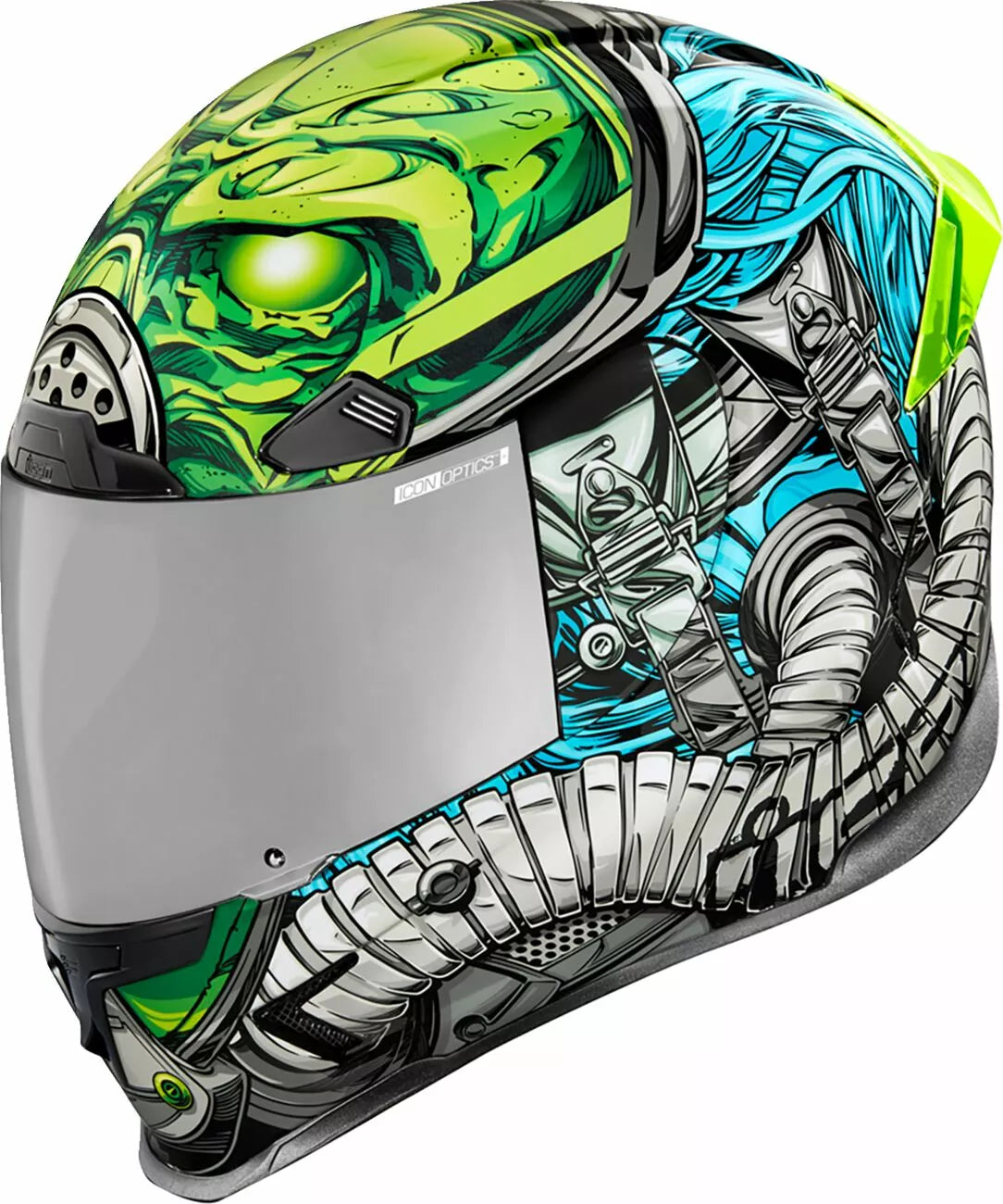 CASCO INTEGRALE - ICON AIFRAME PRO OUTBREAK - OMOLOGATO ECE 2206
