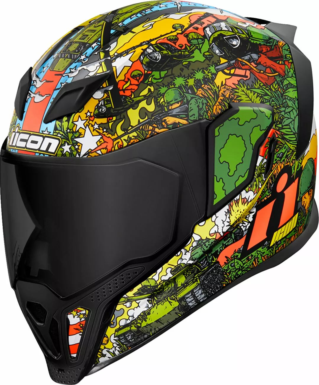 CASCO INTEGRALE - ICON AIRFLITE GP23 - OMOLOGATO ECE 2206 SOLDATO
