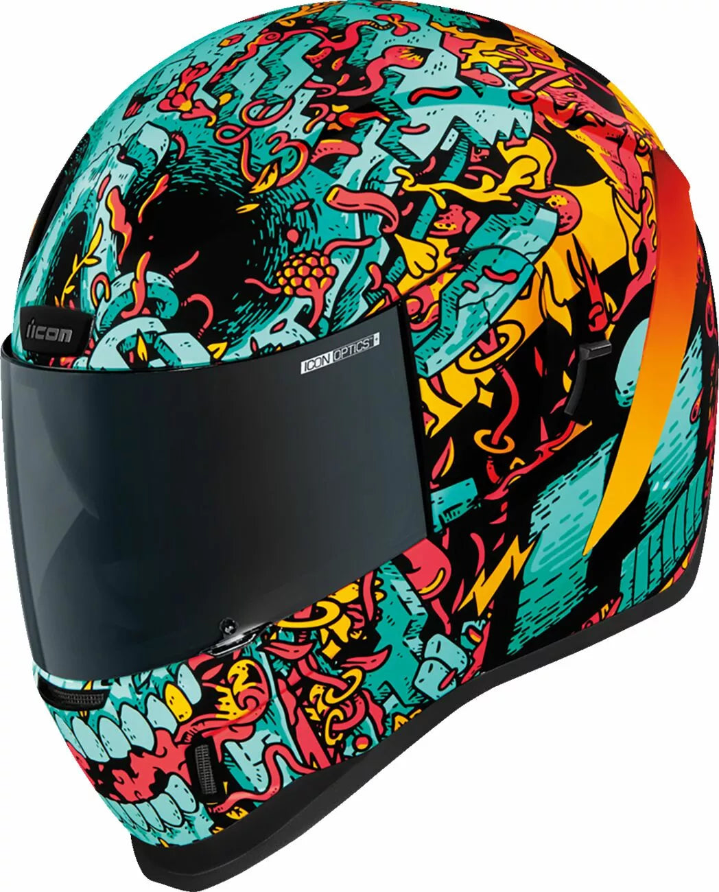 CASCO INTEGRALE - ICON AIRFORM MUNCHIES MIPS - OMOLOGATO ECE 2206 VERDE ACQUA