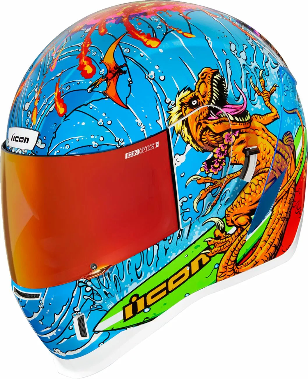 CASCO INTEGRALE - ICON AIRFORM DINO FURY - OMOLOGATO ECE 2206