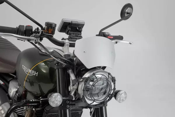 SW-MOTECH - CUPOLINO PARABREZZA IN ALLUMINIO BIANCO TRIUPH SCRAMLER 1200 XC / XE (18-)
