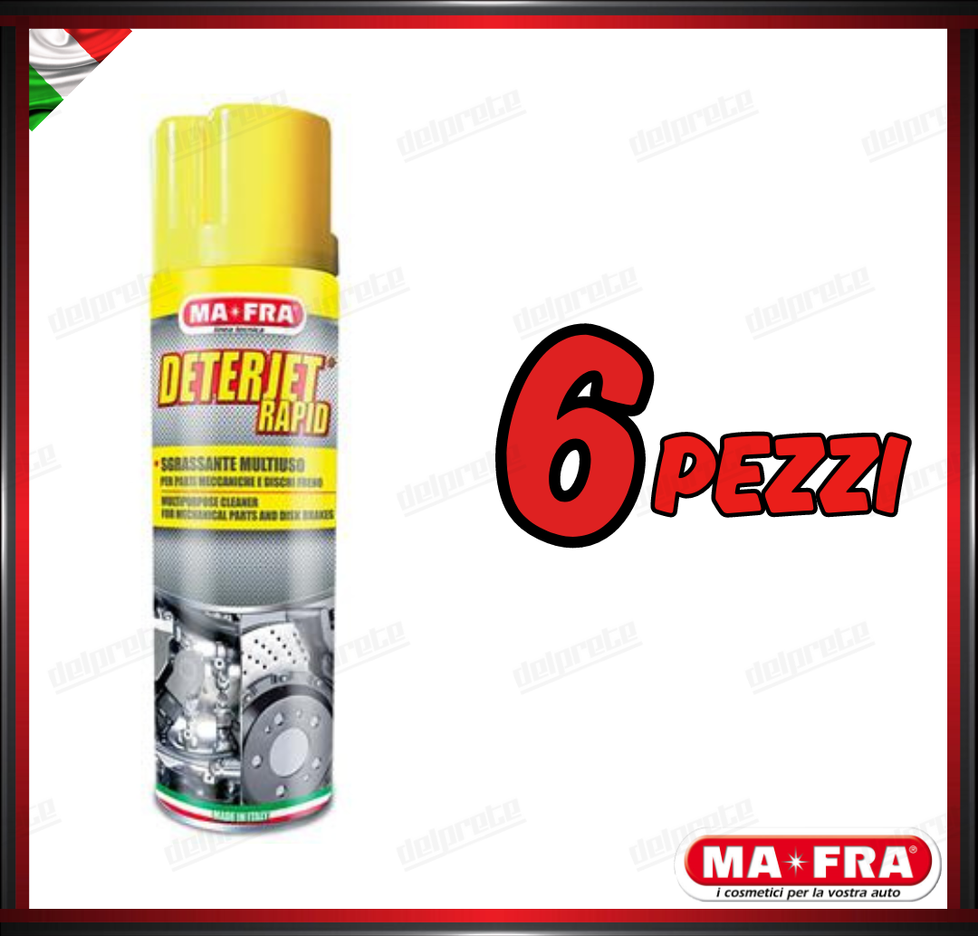 MAFRA - DETERJET RAPID SPRAY SGRASSANTE RAPIDO PARTI MECCANICHE DISCHI MOTORE 500ML