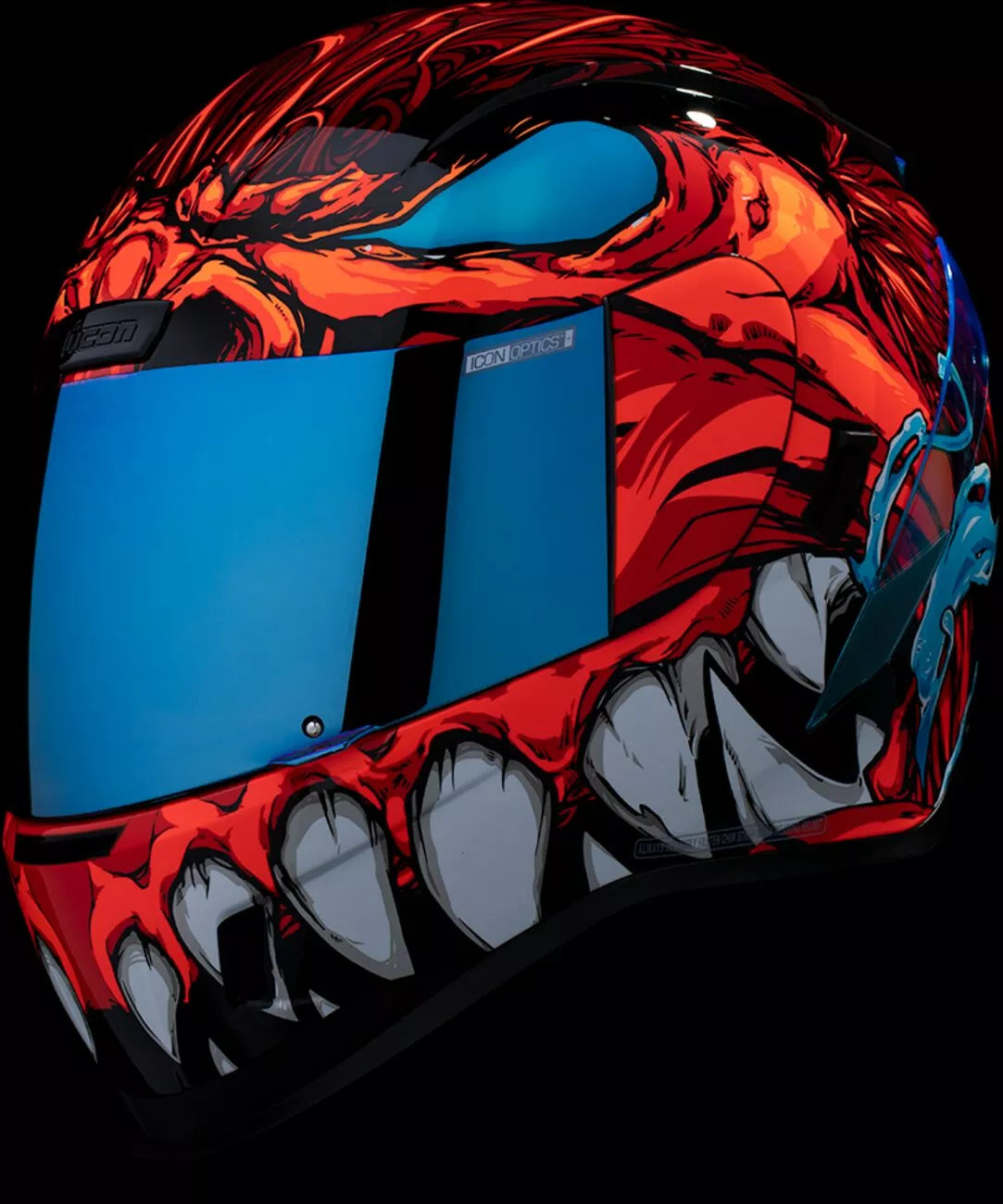 CASCO INTEGRALE - ICON AIRFORM MANIK'RR MIPS - OMOLOGATO ECE 2206 ROSSO AZZURRO