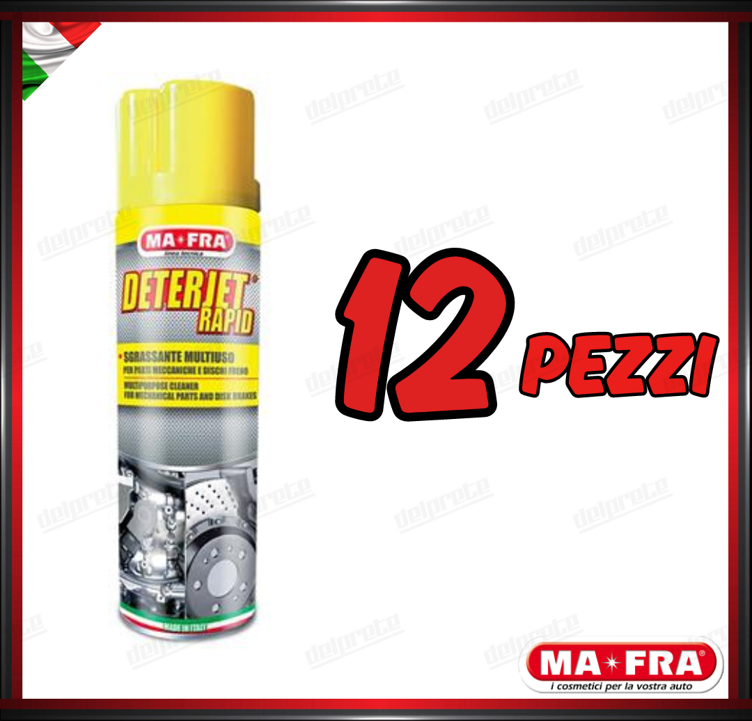 MAFRA - DETERJET RAPID SPRAY SGRASSANTE RAPIDO PARTI MECCANICHE DISCHI MOTORE 500ML