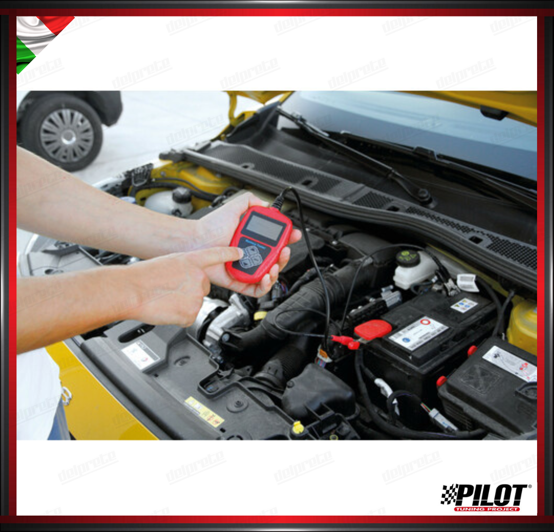 TESTER PROFESSIONALE PER BATTERIE UNIVERSALE PILOT STATO BATTERIA E ALTERNATORE