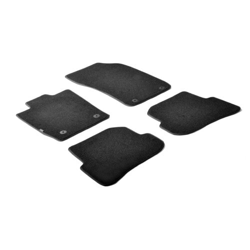 LAMPA - SET TAPPETINI IN MOQUETTE SU MISURA AUDI A1 3P 2010-2018 CON GANCI