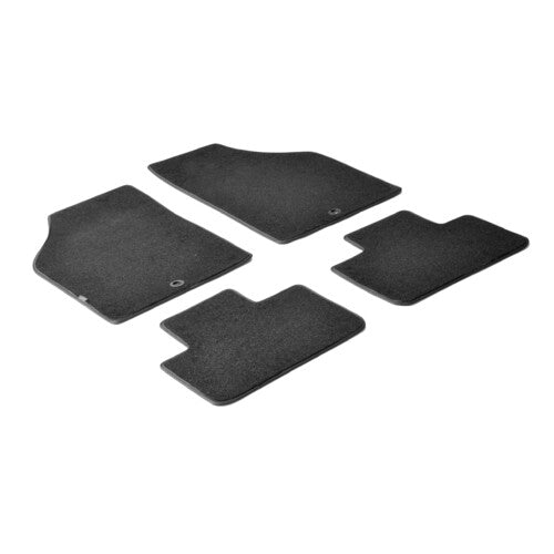 LAMPA - SET TAPPETINI IN MOQUETTE SU MISURA FIA PUNTO II 188 1999-2009 CON GANCI