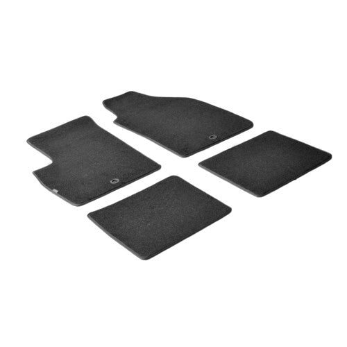 LAMPA - SET TAPPETINI IN MOQUETTE SU MISURA FIAT PANDA MK2 FINO AL 2012 CON GANCI