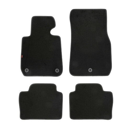 LAMPA - SET TAPPETINI IN MOQUETTE SU MISURA BMW SERIE 3 F30 F31 CON GANCI