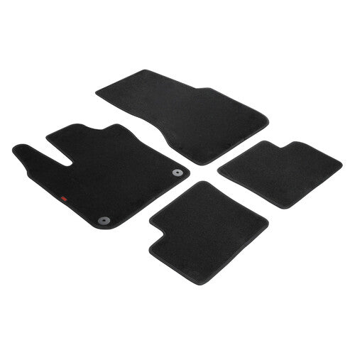 LAMPA - SET TAPPETINI IN MOQUETTE SU MISURA SMART FORFOUR 2014-2024 CON GANCI