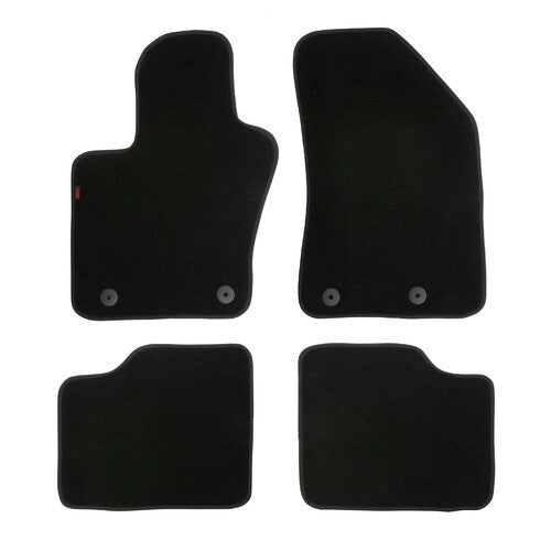 LAMPA - SET TAPPETINI IN MOQUETTE SU MISURA JEEP COMPASS DAL 2017 CON GANCI