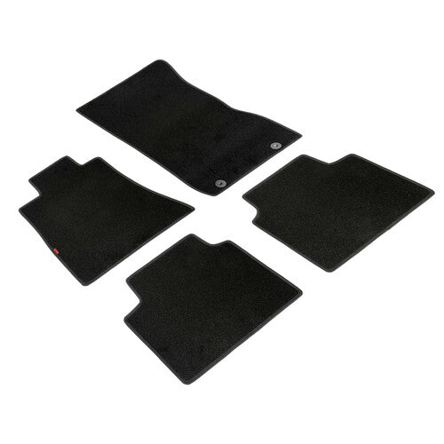 LAMPA - SET TAPPETINI IN MOQUETTE SU MISURA ALFA ROMEO GIULIA CON GANCI (12/19>)