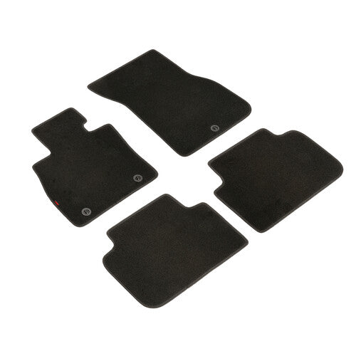 LAMPA - SET TAPPETINI IN MOQUETTESU MISURA BMW SERIE 1 F40 F70 DAL 2019 CON GANCI