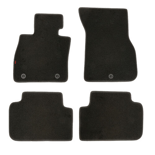 LAMPA - SET TAPPETINI IN MOQUETTESU MISURA BMW SERIE 1 F40 F70 DAL 2019 CON GANCI