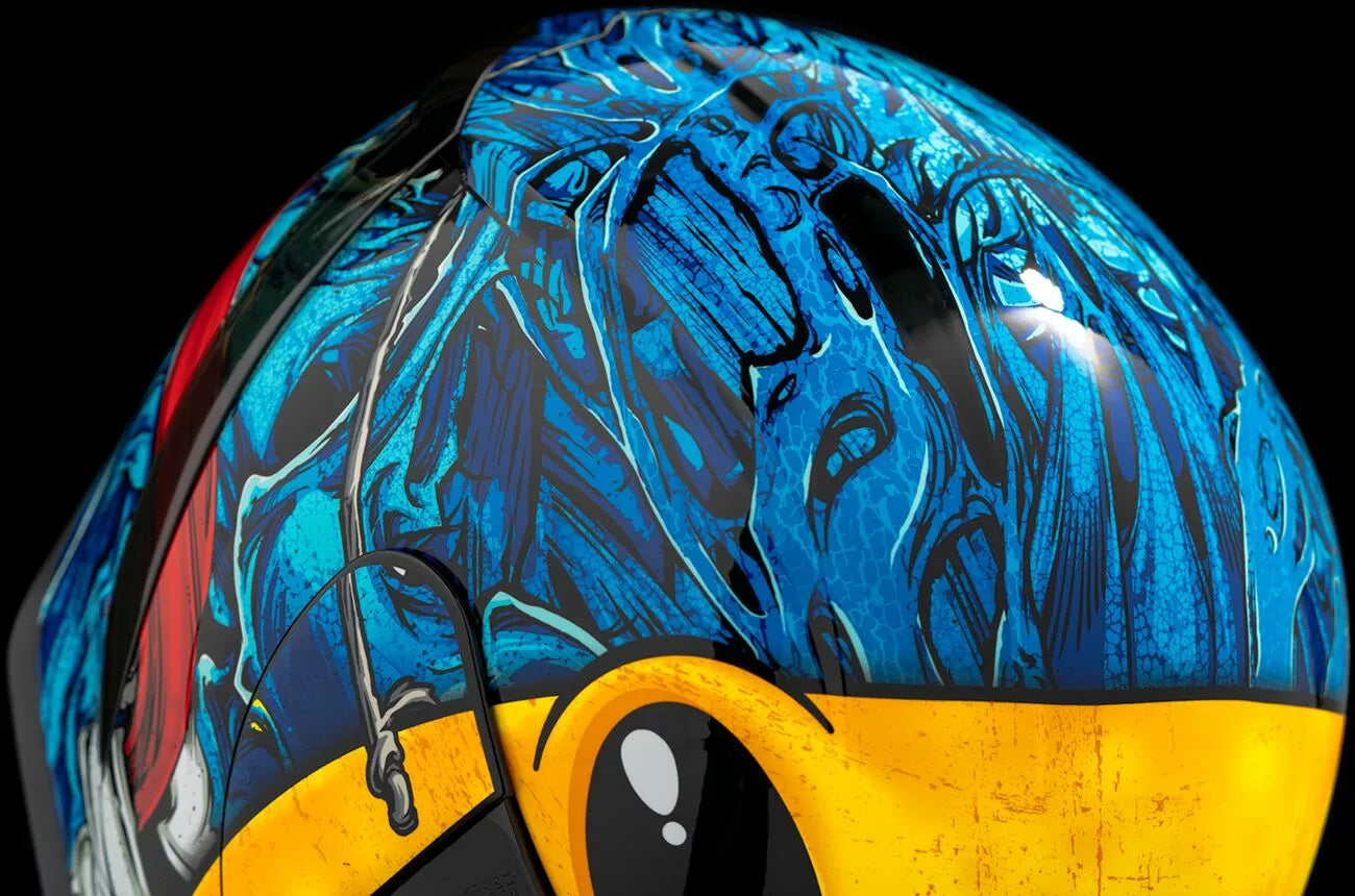 CASCO INTEGRALE - ICON AIRFORM BROZAK MIPS BLU - OMOLOGATO ECE 2206