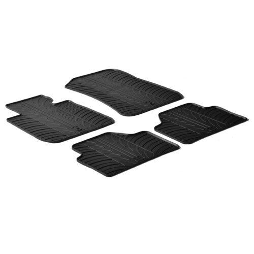 LAMPA - SET TAPPETINI IN GOMMA SU MISURA BMW X1 E84 CON GANCI