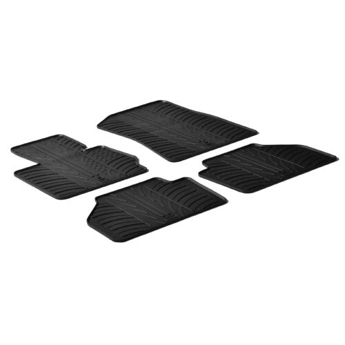 LAMPA - SET TAPPETINI IN GOMMA SU MISURA BMW X3 F25 CON GANCI